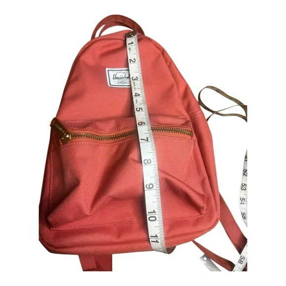 NWOT Herschel Supply Co. Nova Mini Backpack Dusty Rose Pink Adjustable Straps - Picture 8 of 14